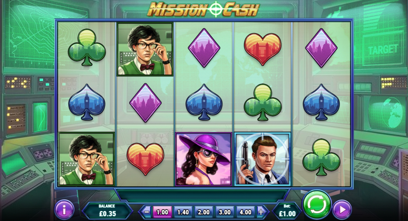 Остросюжетные игровые автоматы «Mission Cash» на сайте Рокс Казино